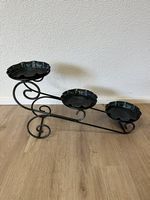 Vintage Schmiedeeisen Pflanzenständer dreistufig