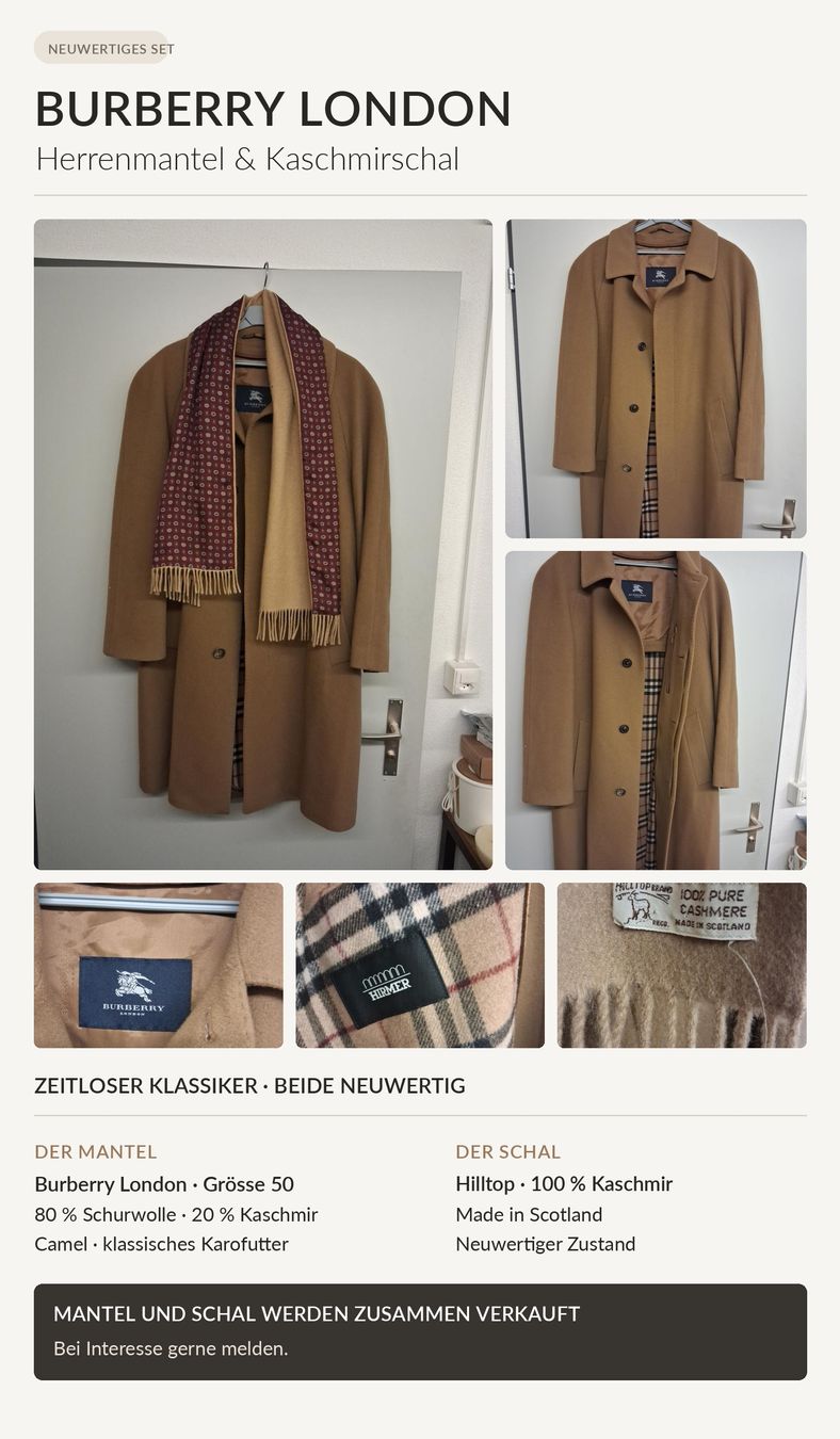 Burberry Mäntel: Burberry mantel – Neu (gemäss Beschreibung) aus St. Moritz von edo_9rgm 1