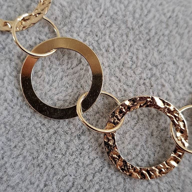 Catenine: Silber Kette Collier vergoldet – Usato da Stans venduto da wer_fd5f 1