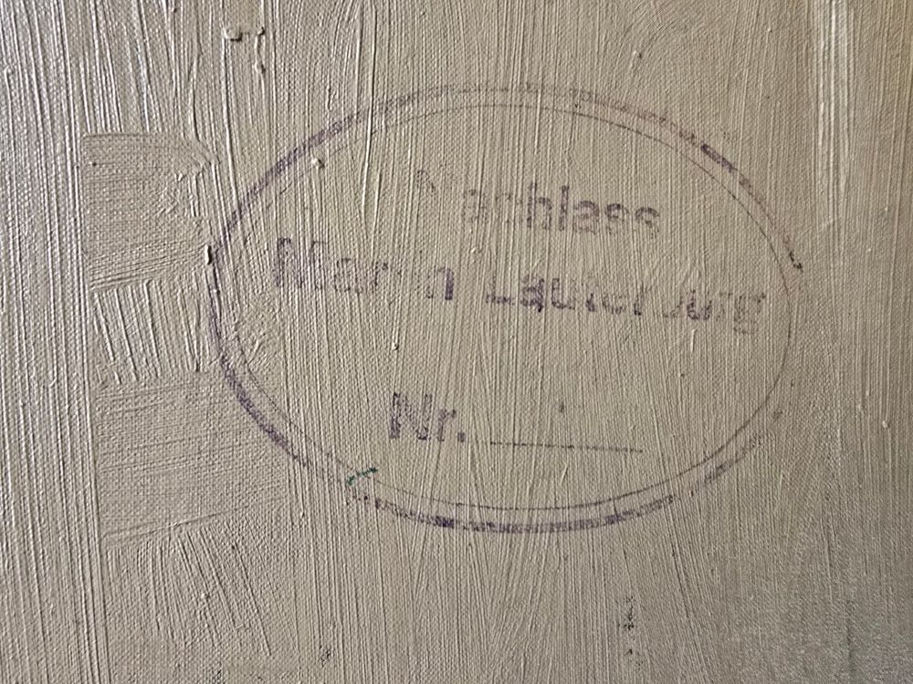 Martin Lauterburg 1891 1960 Oel auf Lw aus dem Nachlass (Gebraucht