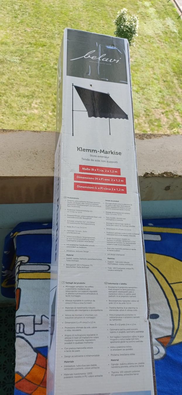 Tende da sole: Marquise/store .Terasse oder Balkon idealer Platz!NEW! – Nuovo e nell'imballaggio originale da Payerne venduto da jea_m6nb 2