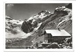 Bovalhütte S.A.C. (GR) Piz Bernina  Gletscher - Foto-AK 1949