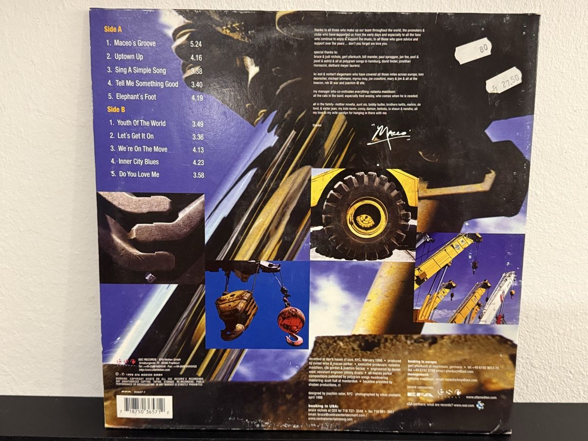 Dischi in vinile: Maceo Parker - Funkoverload LP / EU 1998 – Usato da Delémont venduto da Studio_du_soleil 2