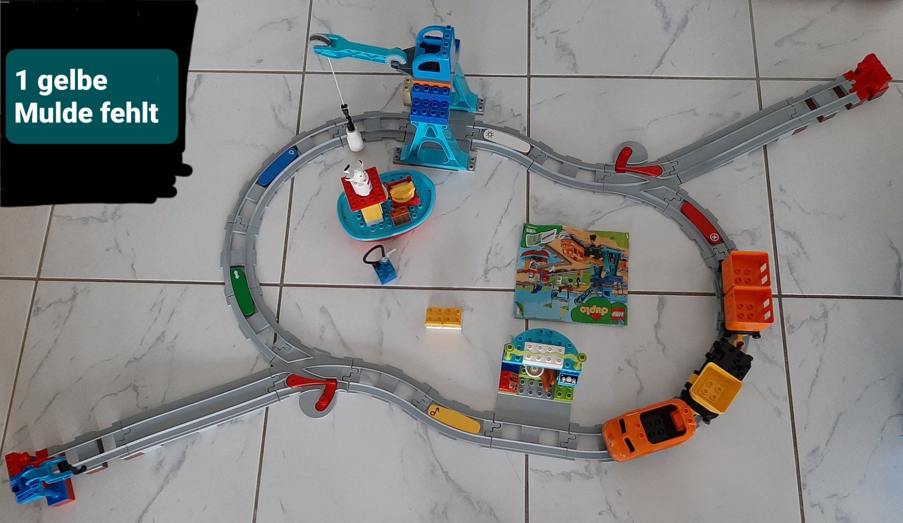Lego Giocattoli: Lego Duplo 10875 Güterzug – Usato da Rickenbach ZH venduto da clu87 2