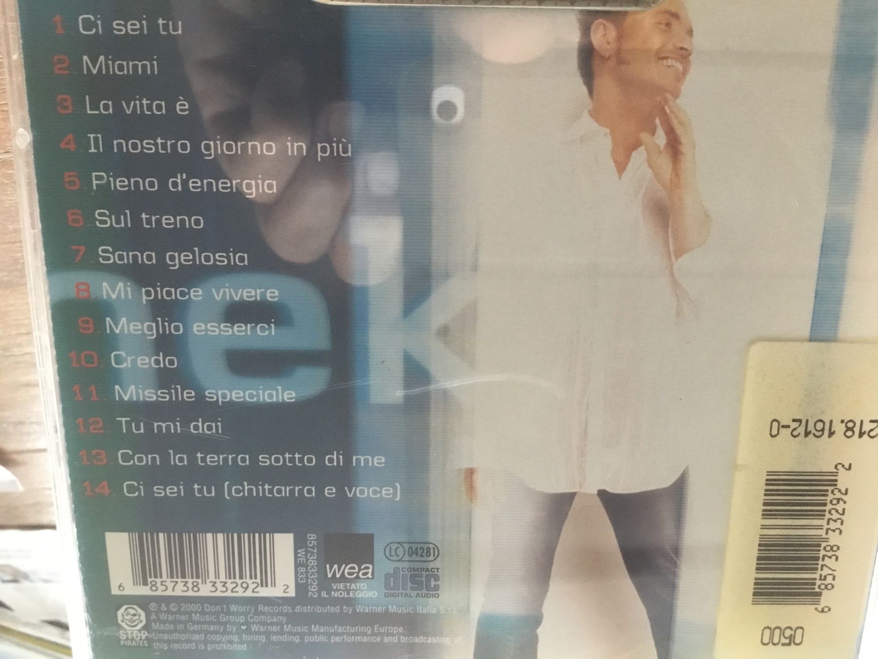 CD: Nek La Vita È   🥒 – Usato da Thierachern venduto da sweden08 1