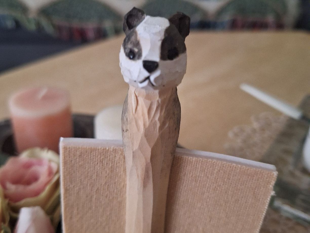 Figuren: Wäscheklammer Holzfigur Dachs handgeschnitzt – Neu und originalverpackt aus spreitenbach von lumbalplatte 5