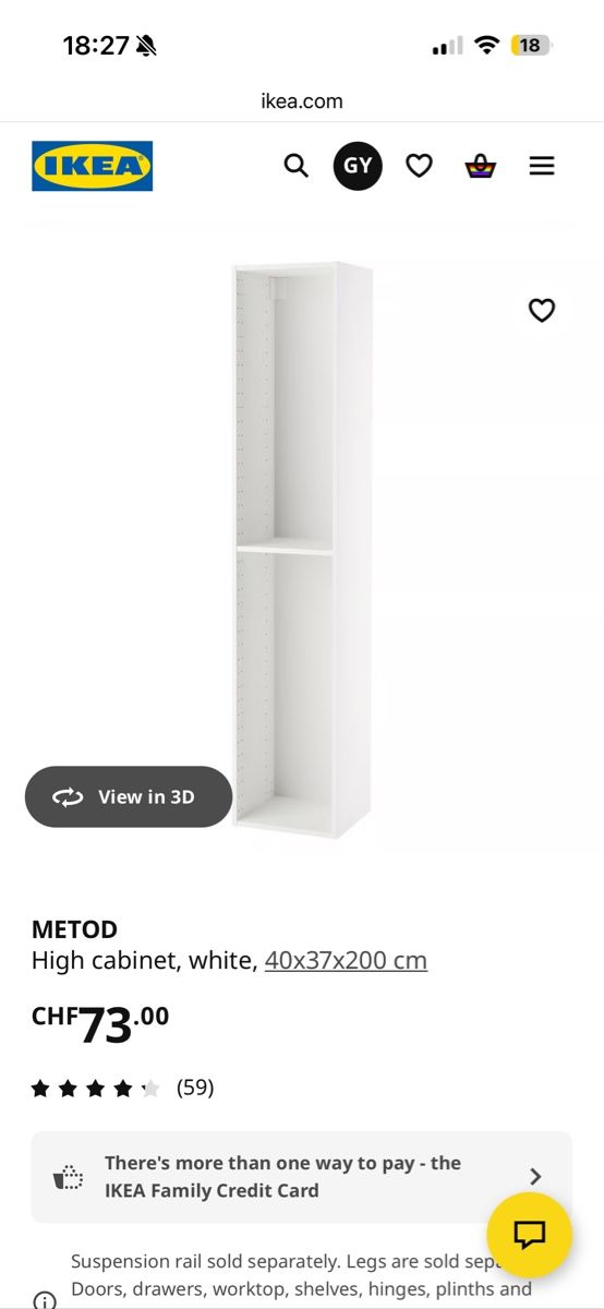 Scaffali: METOD Colonne, blanc, 40x37x200 cm – Usato da Vevey venduto da gun_q2g2 1