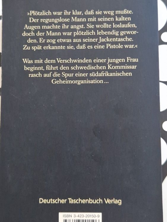 Henning Mankell Die Weisse Löwin Wallander 3 Schweden | Kaufen Auf Ricardo