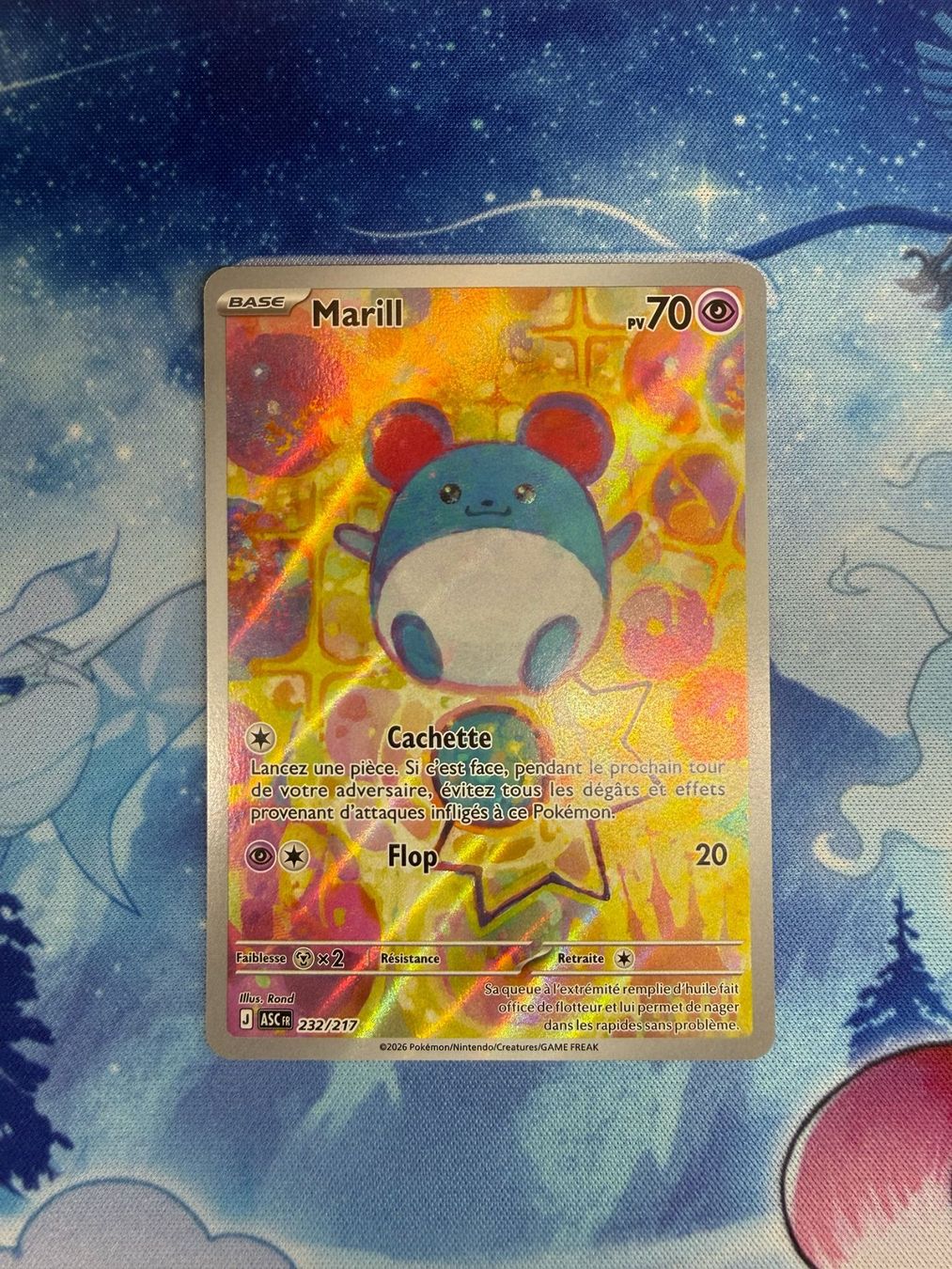 Pokémon Carte collezionabili: Marill AR - ASC 232 FR – Nuovo (secondo la descrizione) da Courgenay venduto da ScamBoxOff