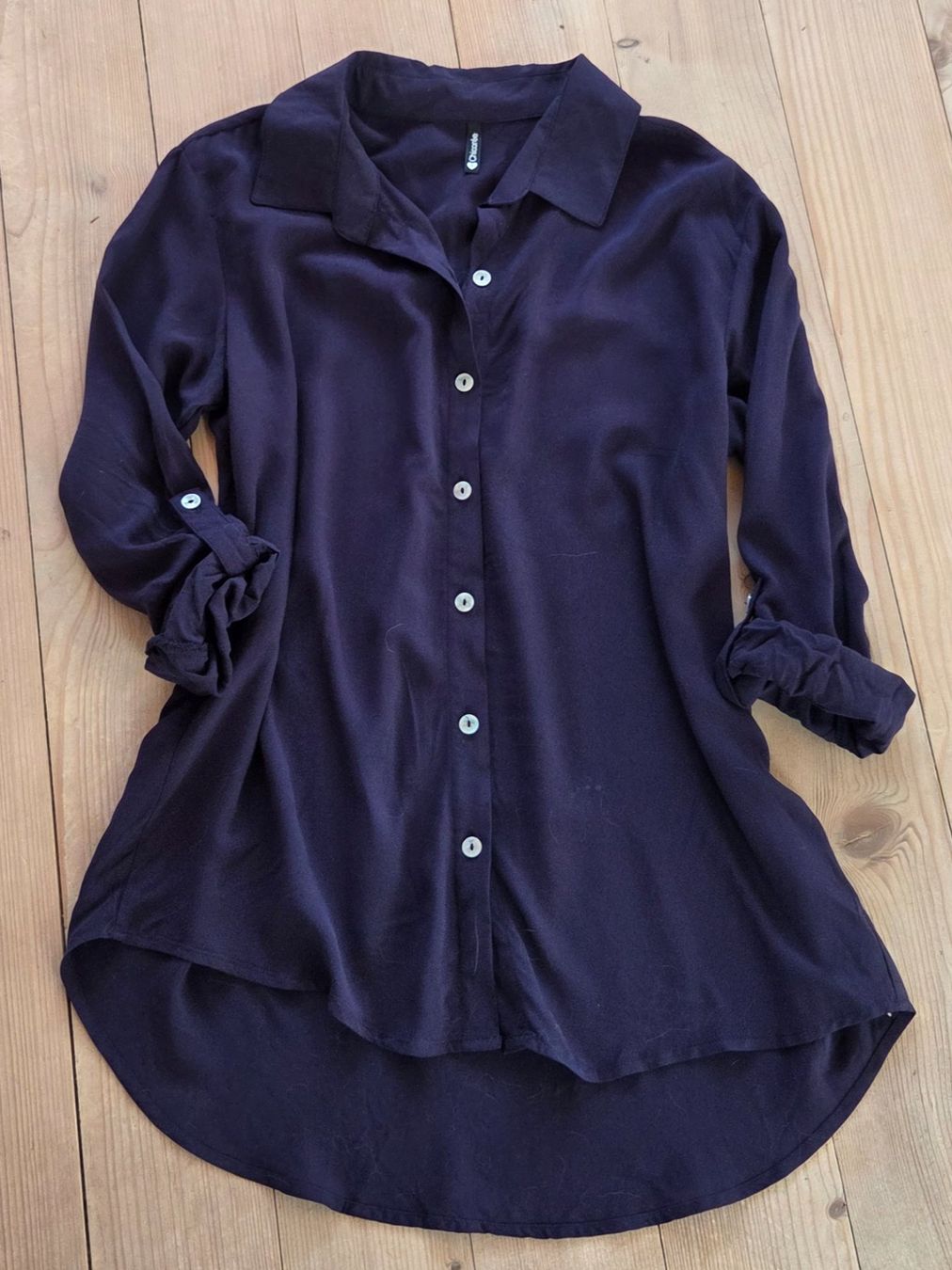 Camicette: Bluse elegant,dunkelblau,angenehmer Stoff,Gr.S – Nuovo (secondo la descrizione) da Siblingen venduto da Vany_McDougall 2