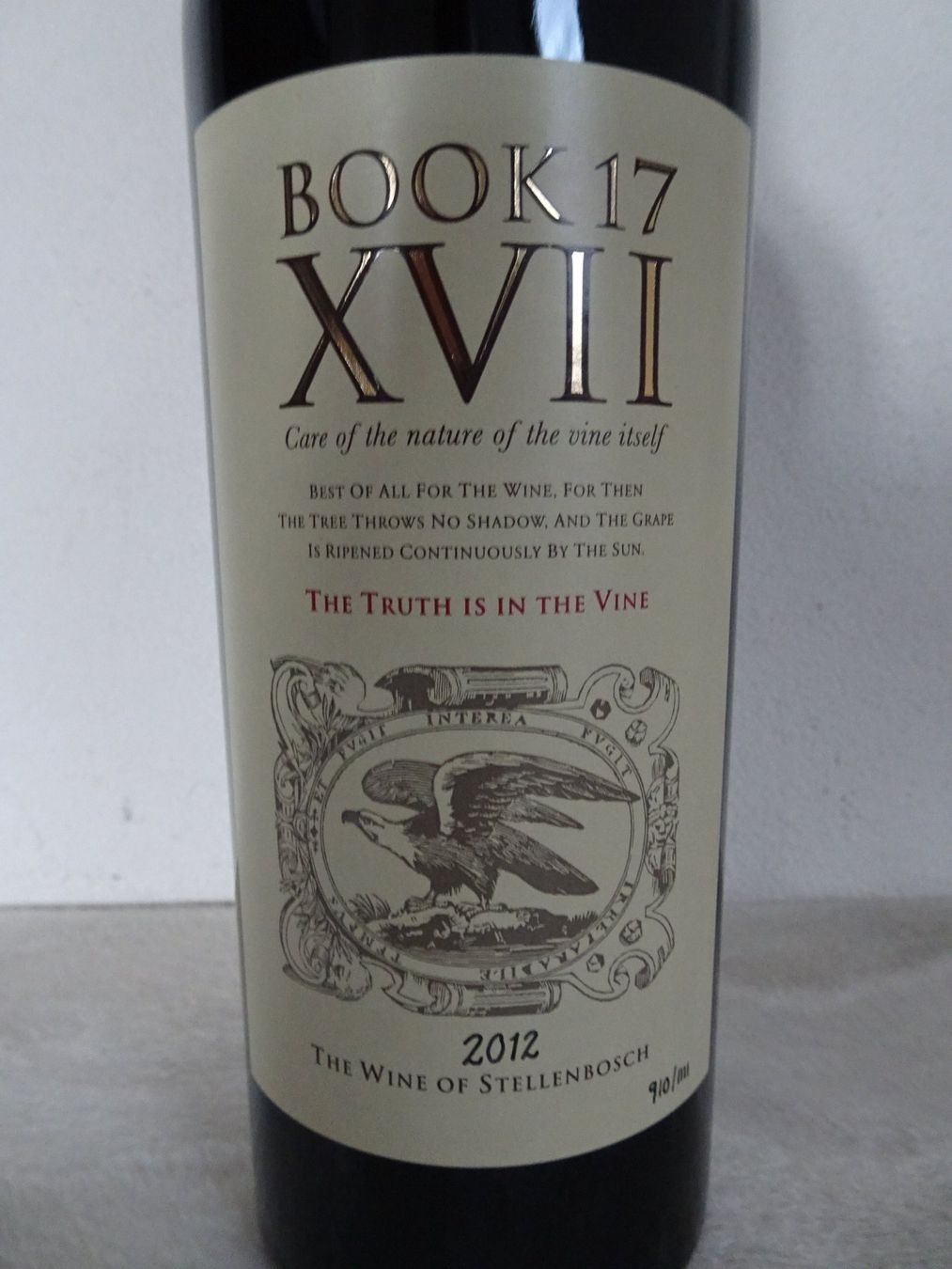 Wein: Book 17 XVII   2012 De Toren – Gebraucht aus Siebnen von niki61 1