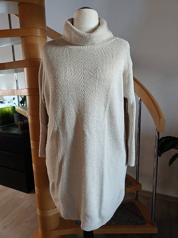 Maglioni & Felpe: MANOR Strickkleid XL 44 46 Beige Oversize Pullover – Usato da Einsiedeln venduto da nat_5tfl 2