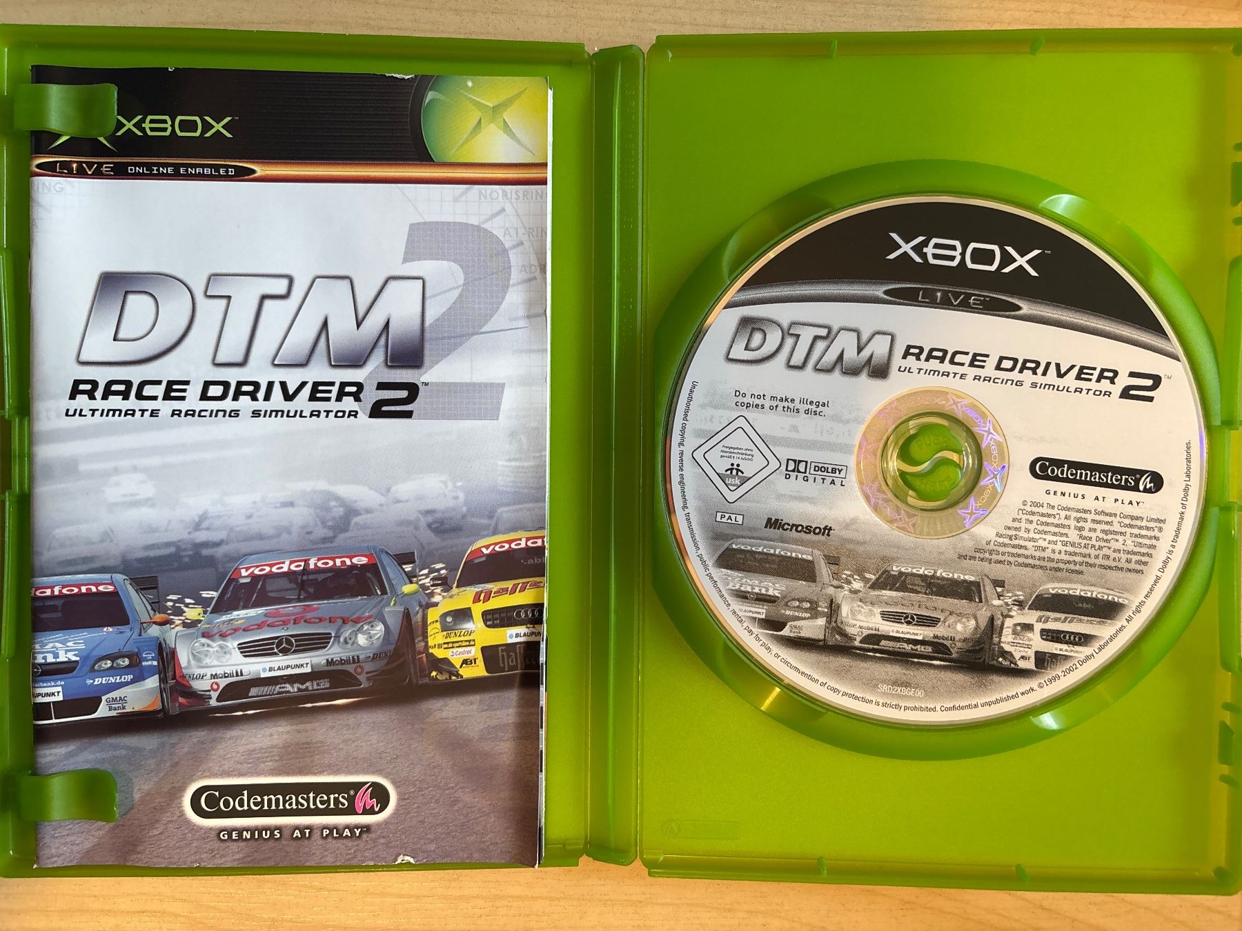 Microsoft Giochi: DTM 2 RACE DRIVER - Microsoft XBOX CLASSIC – Usato da Zürich venduto da hiddentreasures_zh 2