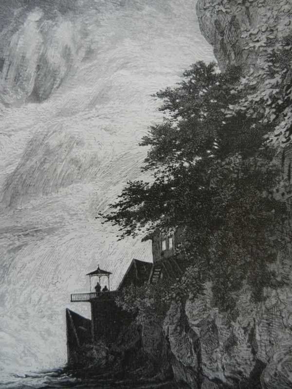 Stiche: Rheinfall Xylographie – Gebraucht aus Risch von Rischli15 6