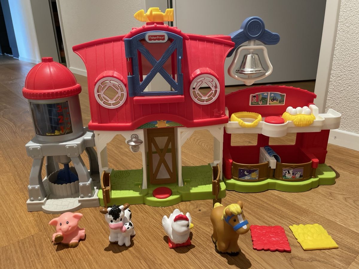 Fisher-Price Giocattoli: Fisher-Price Bauernhof mit Tieren – Usato da Fällanden venduto da Snowli88