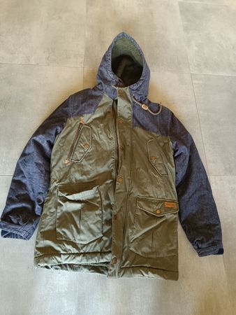 Giacca Volcom da uomo taglia M con cappuccio- cerniera rotta