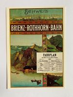 Plakat Brienz-Rothhorn-Bahn 1892 (Repro.)