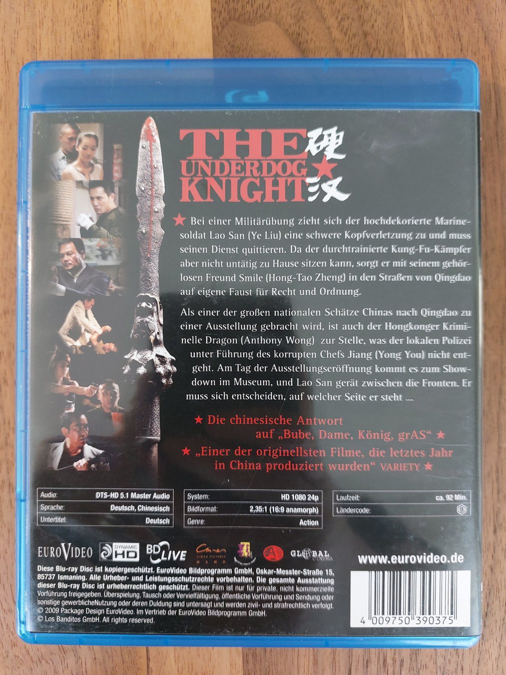 Tutti i DVDs: Blu Ray - The Underdog Knight – Usato da Rheinfelden venduto da FilmAuktion 1
