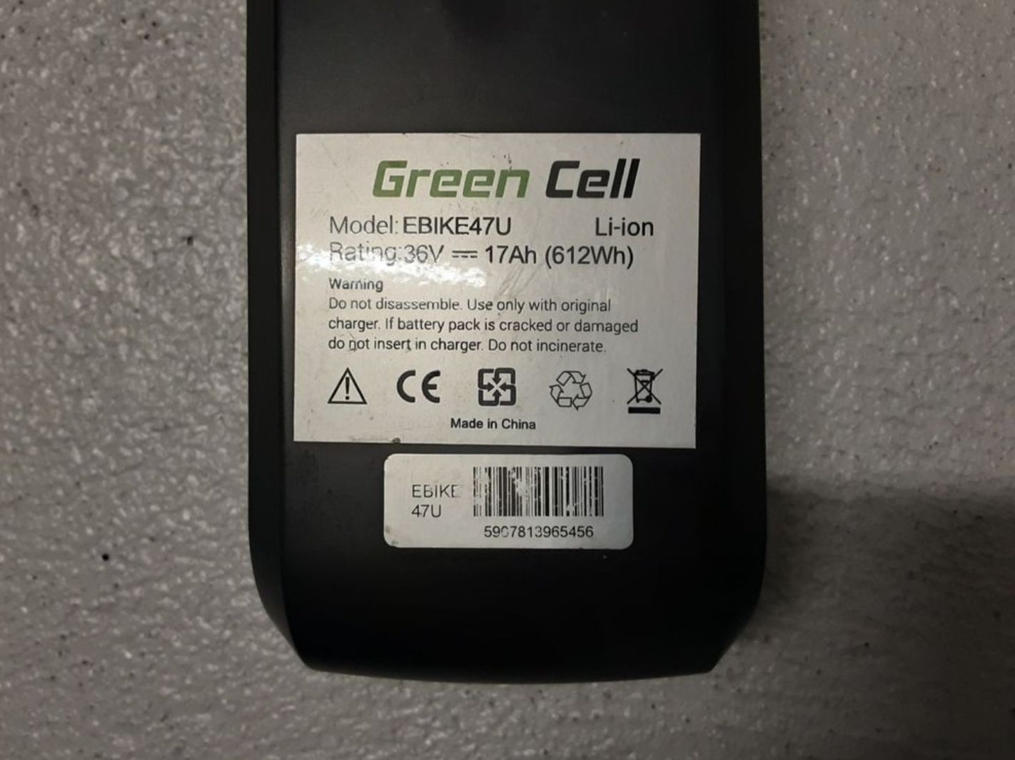 Batterie: Batterie Green Cell pour vélo électrique – Usato da Basel venduto da dje_h7rz 4