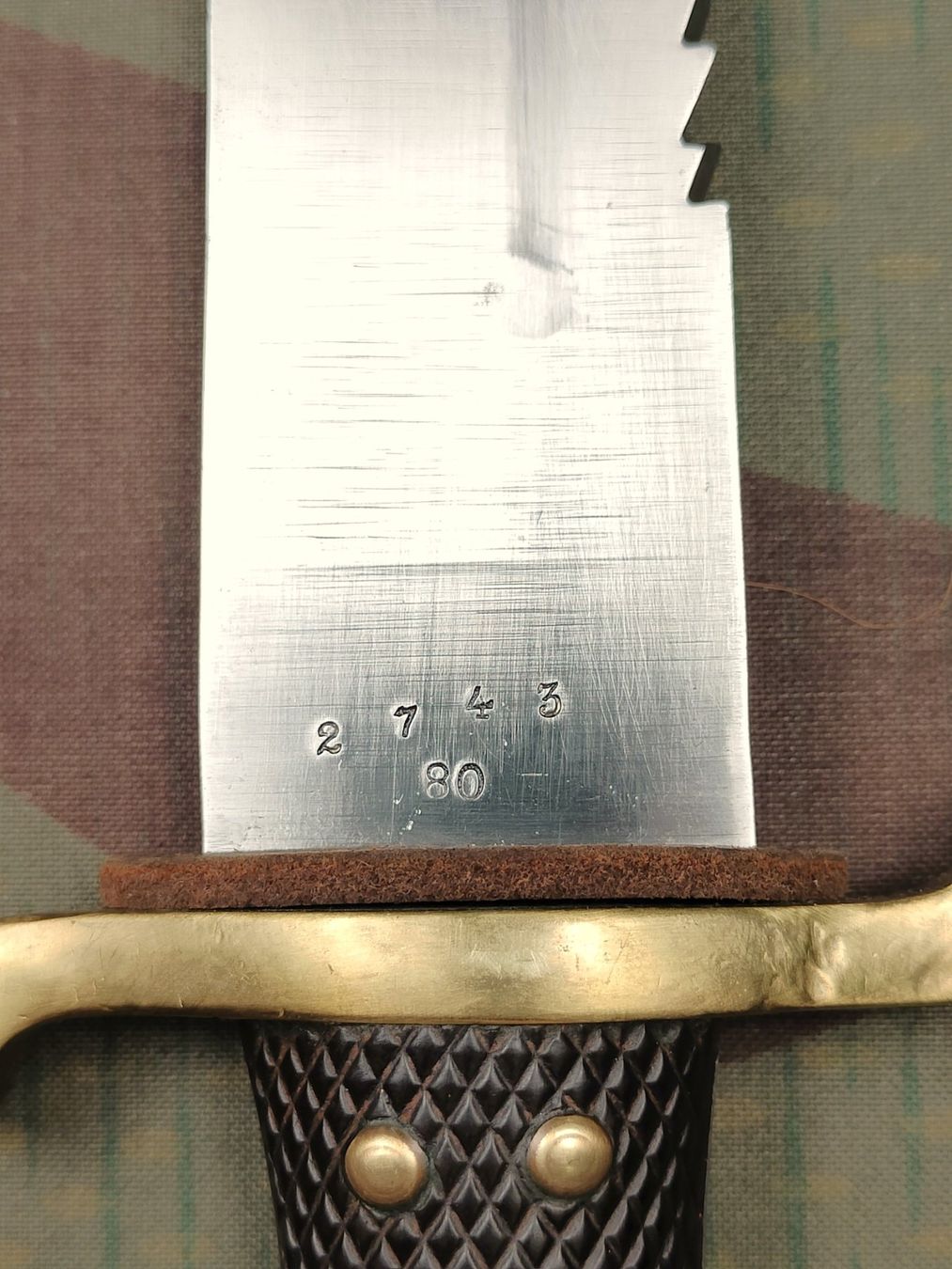 Schweizer Armee Stichwaffen: Kombinationsbesteck Ord. 1892, Variante 1 – Gebraucht aus Bauma von SwissMilitaria 4