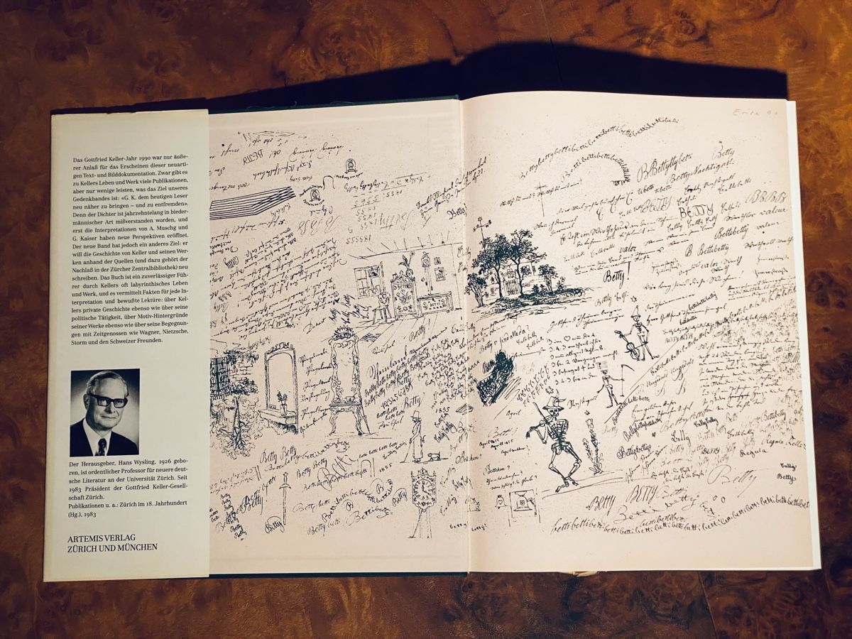 Libri: Gottfried Keller: Text- und Bilddokumentation – Usato da Zuerich venduto da SonderArt-Wertgut 1