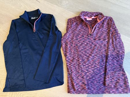 2 Sportpullover Crivit mit Reissverschluss, Gr. 128
