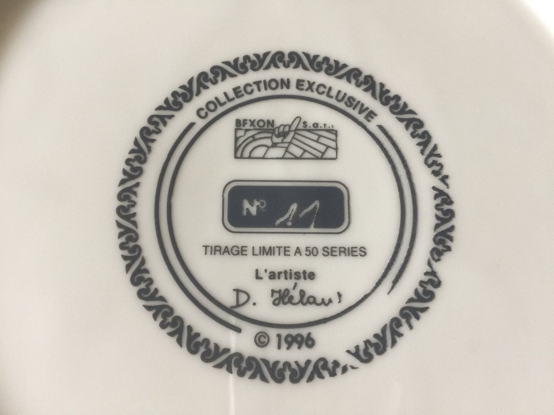 Teller: D. HELAUT 5 x assiettes collection "Pully" – Gebraucht aus Cossonay-Ville von Les_1001_perles 8