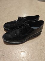Catwalk Lack Schuhe, schwarz, Gr. 39