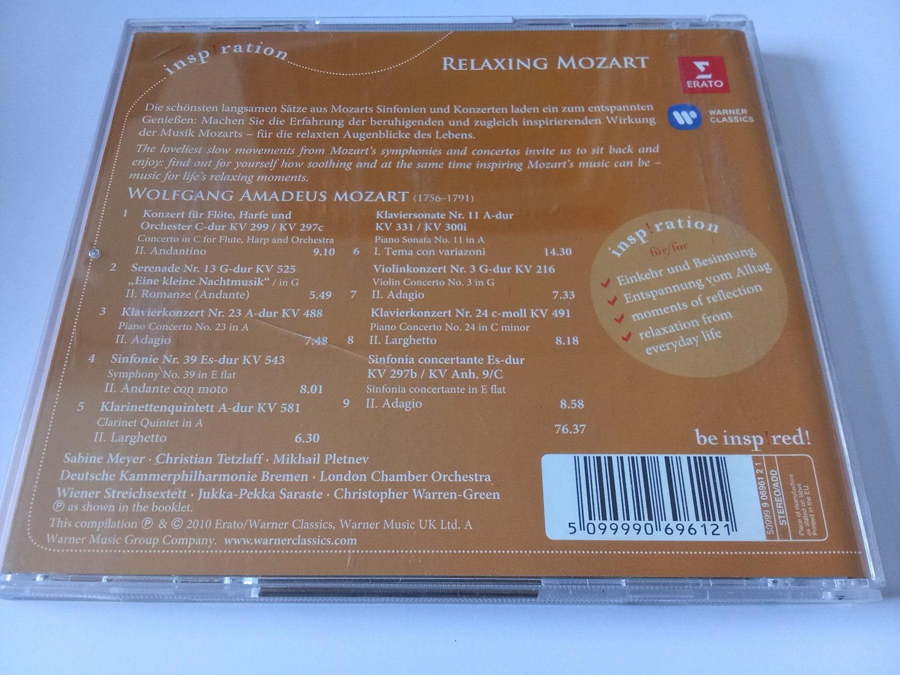 CD: Relaxing Mozart / "Hits" der klassischen Musik – Usato da Bilten venduto da Bora3 1