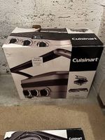 Grill Cuisinart + plaques pour gaufres