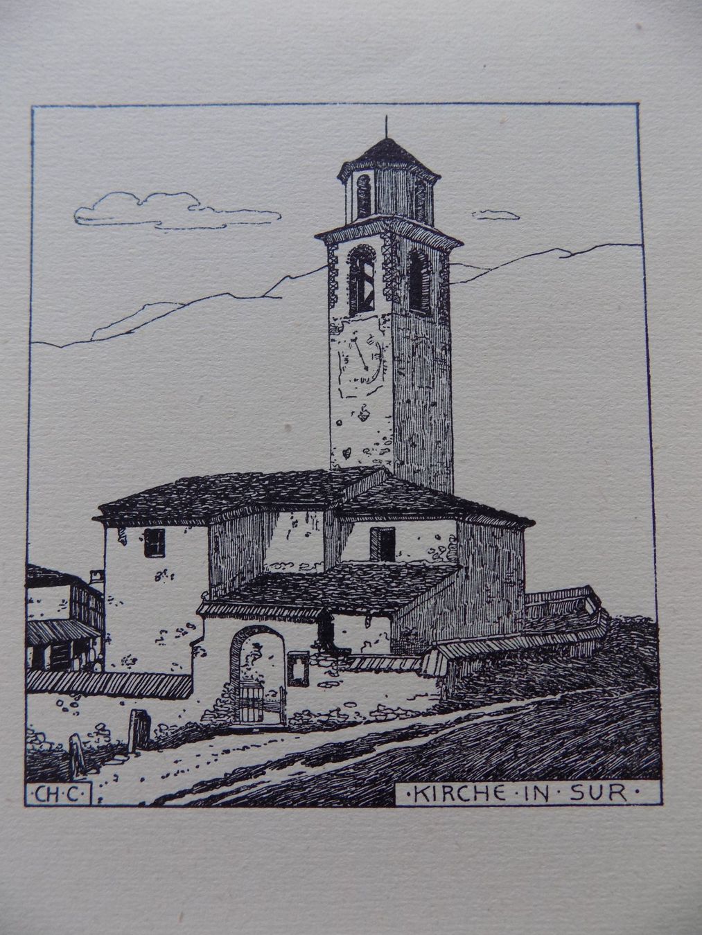 Stiche: Kirche in Sur – Gebraucht aus Risch von Rischli15 4