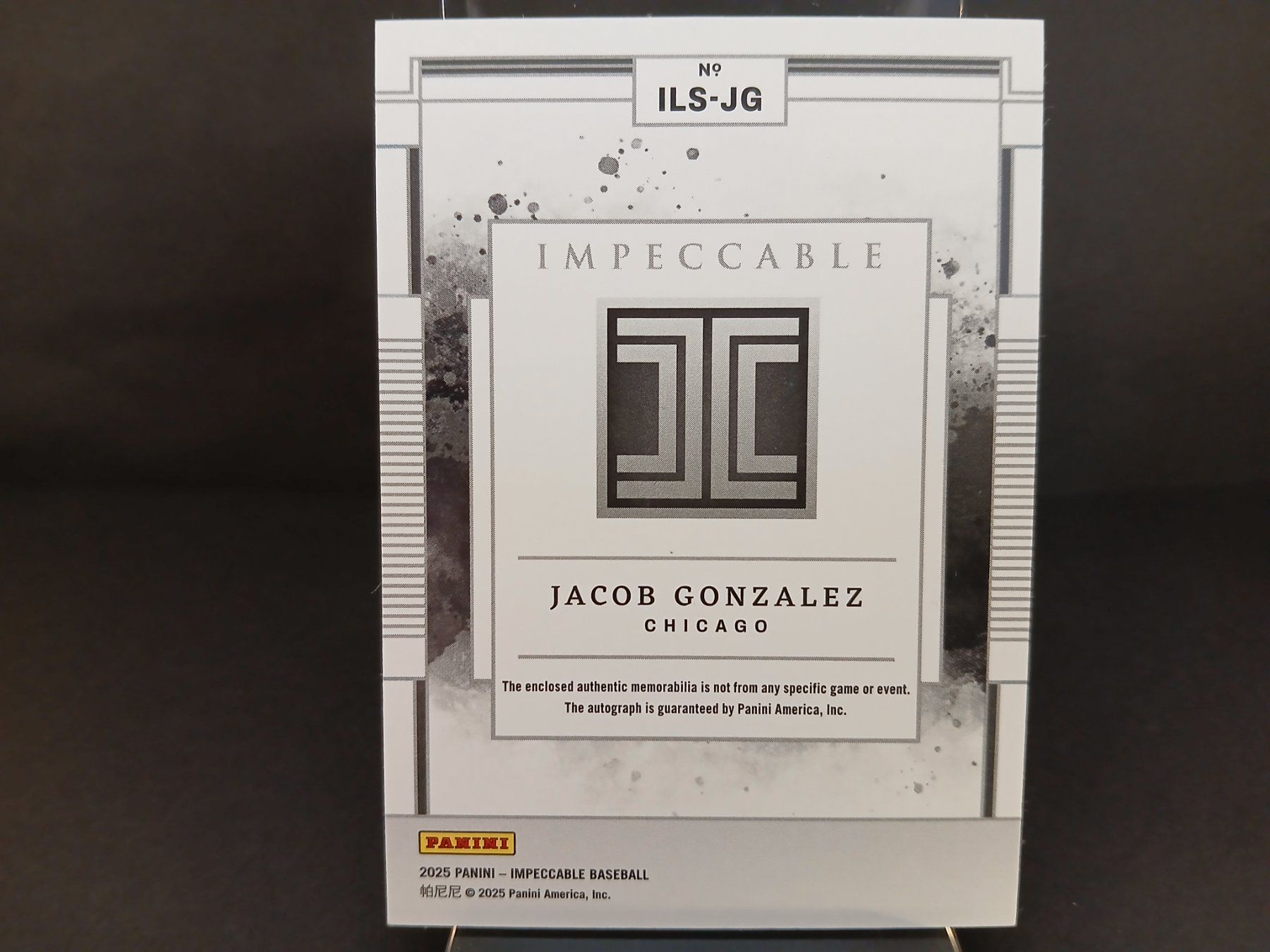 MLB Carte collezionabili: Panini Impeccable Baseball Jacob Gonzalez Lumber Auto /99 – Nuovo (secondo la descrizione) da Schaffhausen venduto da Hariyama 1