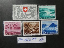 Pro Patria 1952 postfrisch