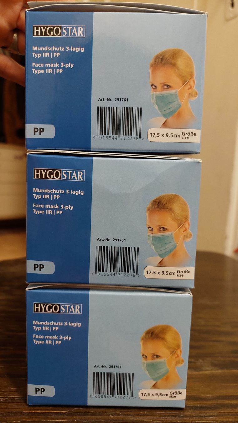 Prodotti per la cura medica: Gesichtsmasken einweg/Covid Masken/ – Nuovo e nell'imballaggio originale da Basel venduto da O-MEGA 1
