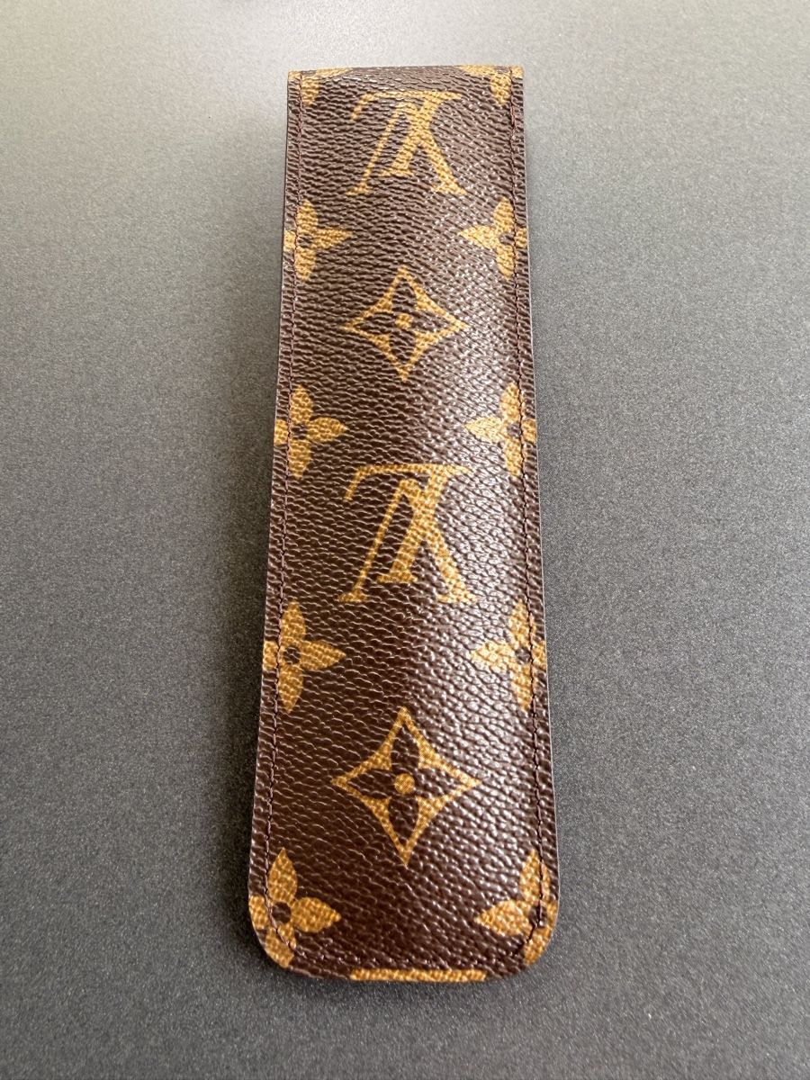 Louis Vuitton Altro in Scrittura & Disegno: Louis Vuitton Monogram Canvas Pen Case Stifte-Etui - Top! – Nuovo (secondo la descrizione) da Au ZH venduto da swissmatchpoint 1