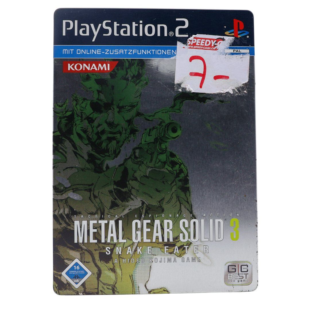Spiele: Metal Gear Solid 3 Snake Eater Steelbook - PS2 – Gebraucht aus Paudex von dindeboy