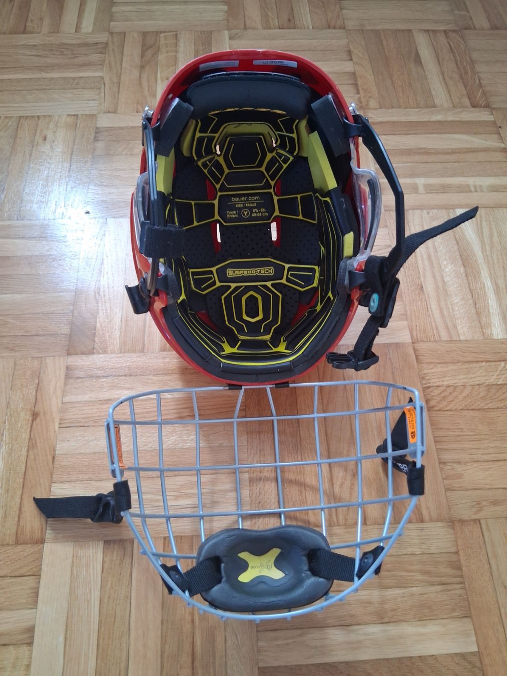 Bauer Helme: Eishockey Helm Bauer RE-AKT 100 YTH – Gebraucht aus Giffers von Juanita04 4