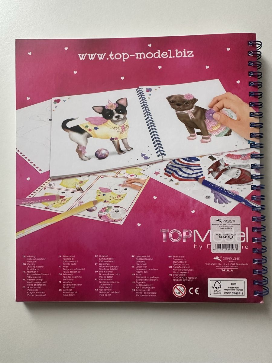 Libri: Top Model Malbuch und Stickerheft Hund – Nuovo e nell'imballaggio originale da Uetendorf venduto da Gar_9pvy 1