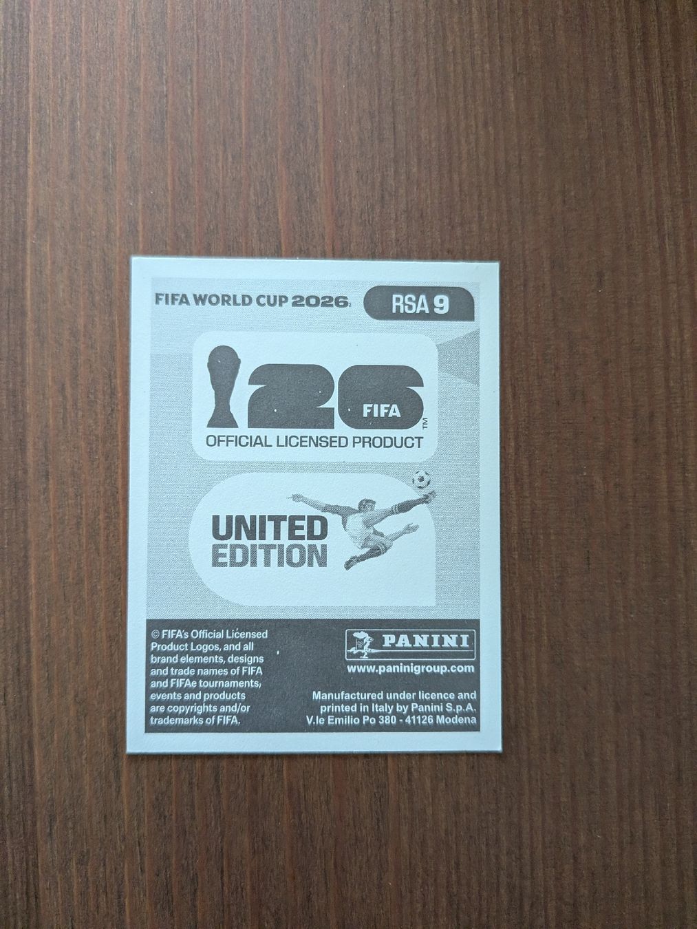 Panini Carte collezionabili: Panini Bild RSA 9 – Usato da Eschenbach SG venduto da SanFranciscoCalifornia 1