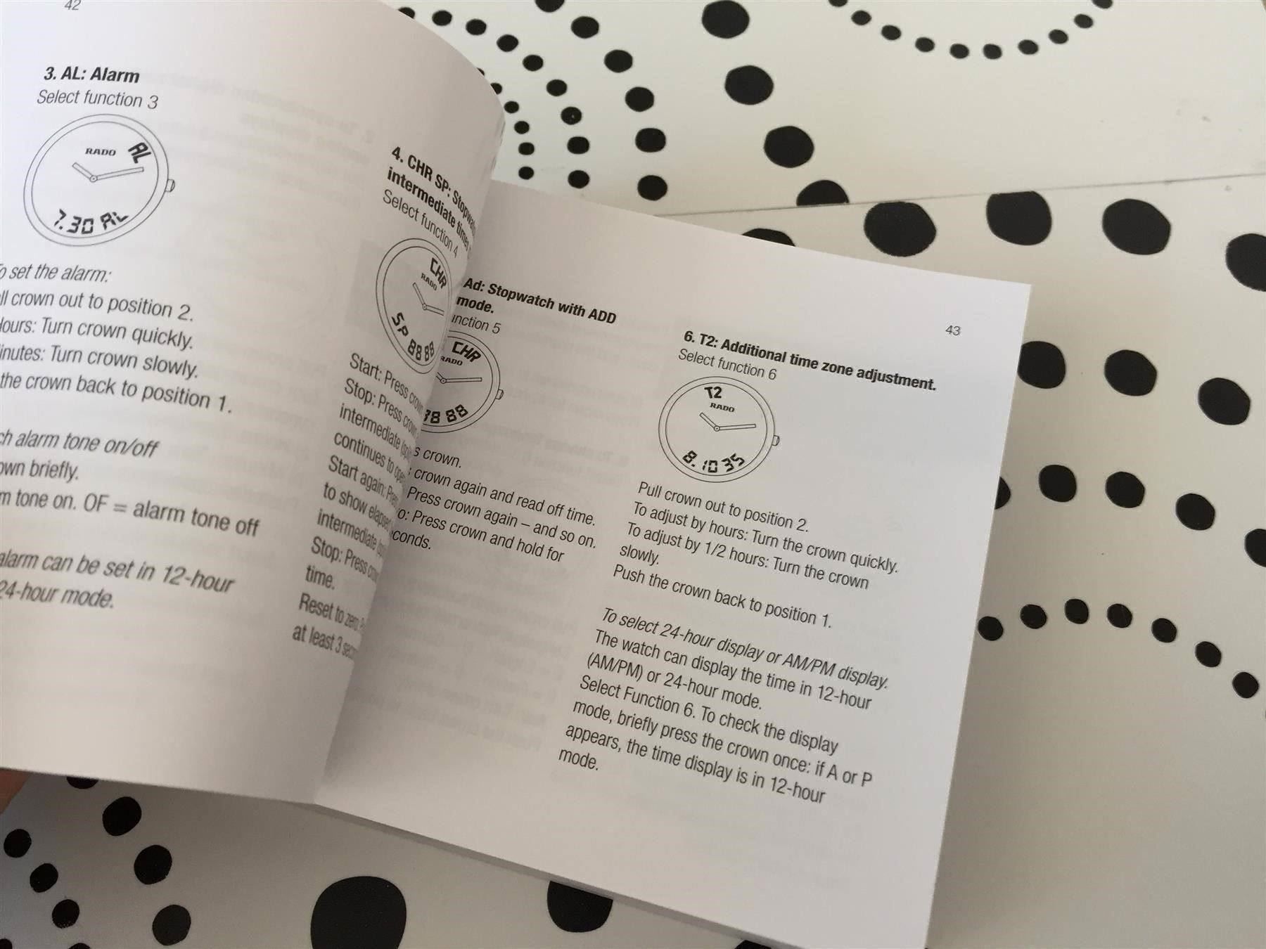 Dokumente: RADO ORIGINAL - OPERATING INSTRUCTIONS - MULTI MODELS !!! – Neu (gemäss Beschreibung) aus Epalinges von dream-watch 5