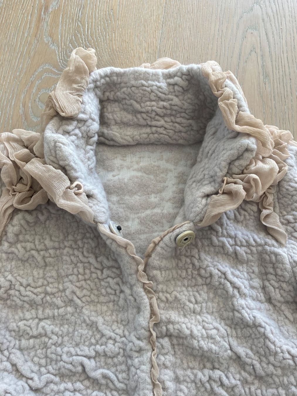 Pullover & Sweatshirts: Designer - Hübsche Jacke/Pullover Gr. 36 beige – Gebraucht aus Meilen von Golfer04 3
