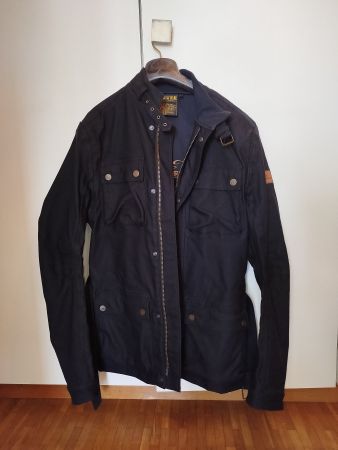 Rokker Black Jacket Long, Motorradjacke, Textiljacke