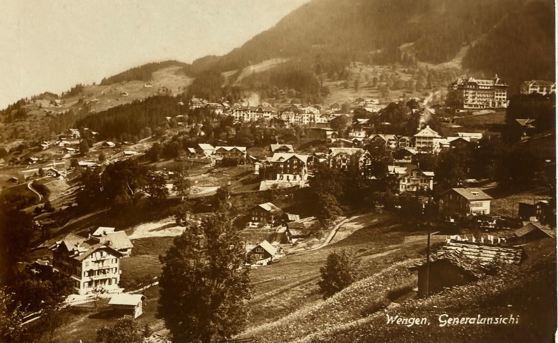 Cartes postales: Wengen – D'occasion à Frauenfeld par Merk52