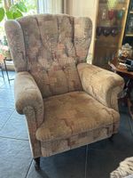 Sessel Ohrensessel gemustert guter Zustand