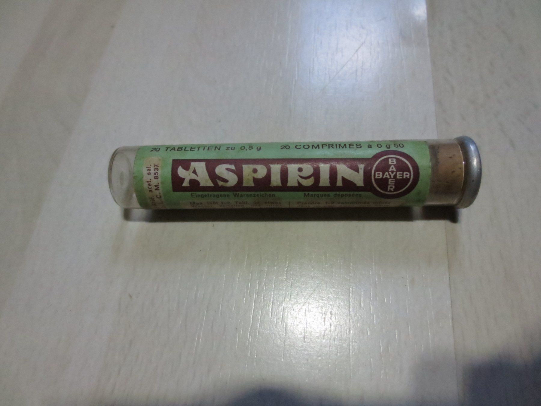 Kit bricolage: Aspirin Ampule Bayer alt – Usato da Melchtal venduto da TheSachs