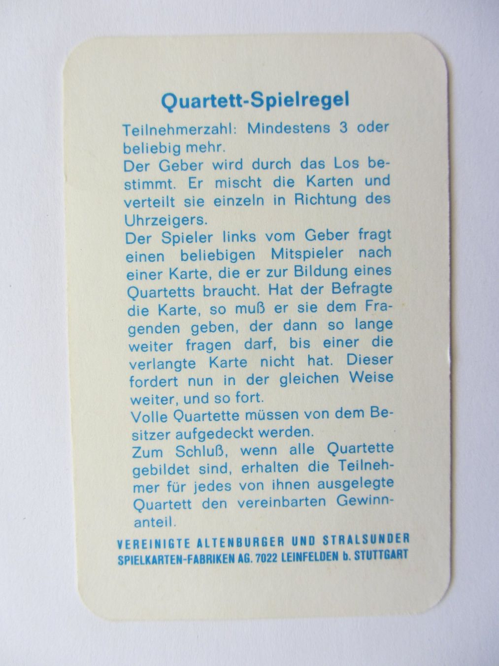 Spiele: Quartett Die Schlümpfe – Gebraucht aus Grüningen von saya14 2