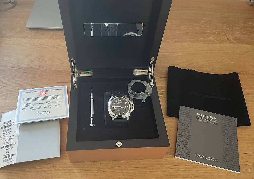 Panerai Orologi: Panerai Luminor Marina PAM 00164  Full Set – Usato da Schmerikon venduto da triathlon2010
