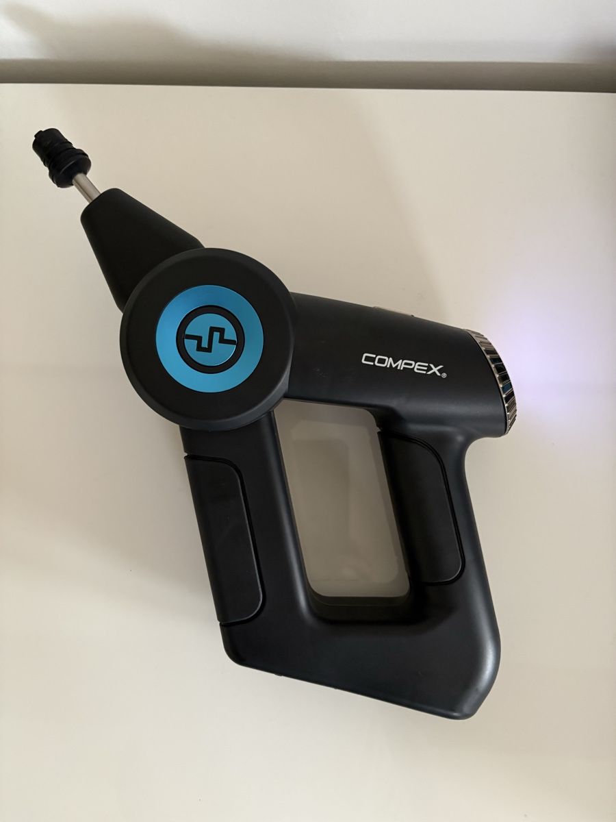 Compex Dispositivi per massaggi: Pistolet de massage Compex Fixx 2.0 avec accessoires – Nuovo (secondo la descrizione) da Stäfa venduto da PY1968 2