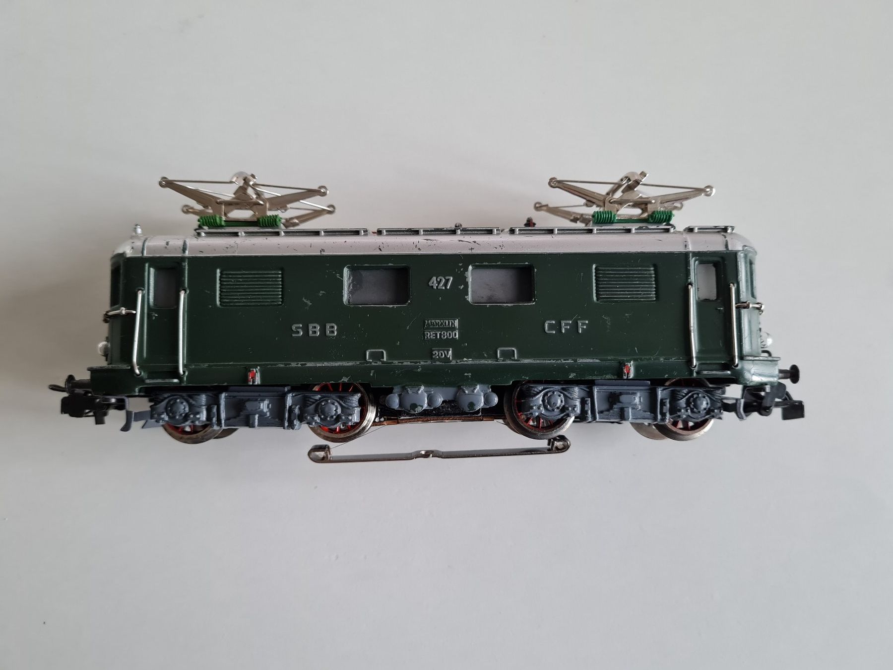Märklin Modellini di ferrovie: Märklin H0 RET800 / 3014 - Re 4/4 I mit Digitaldecoder mfx – Usato da Zollikofen venduto da Trina02 2