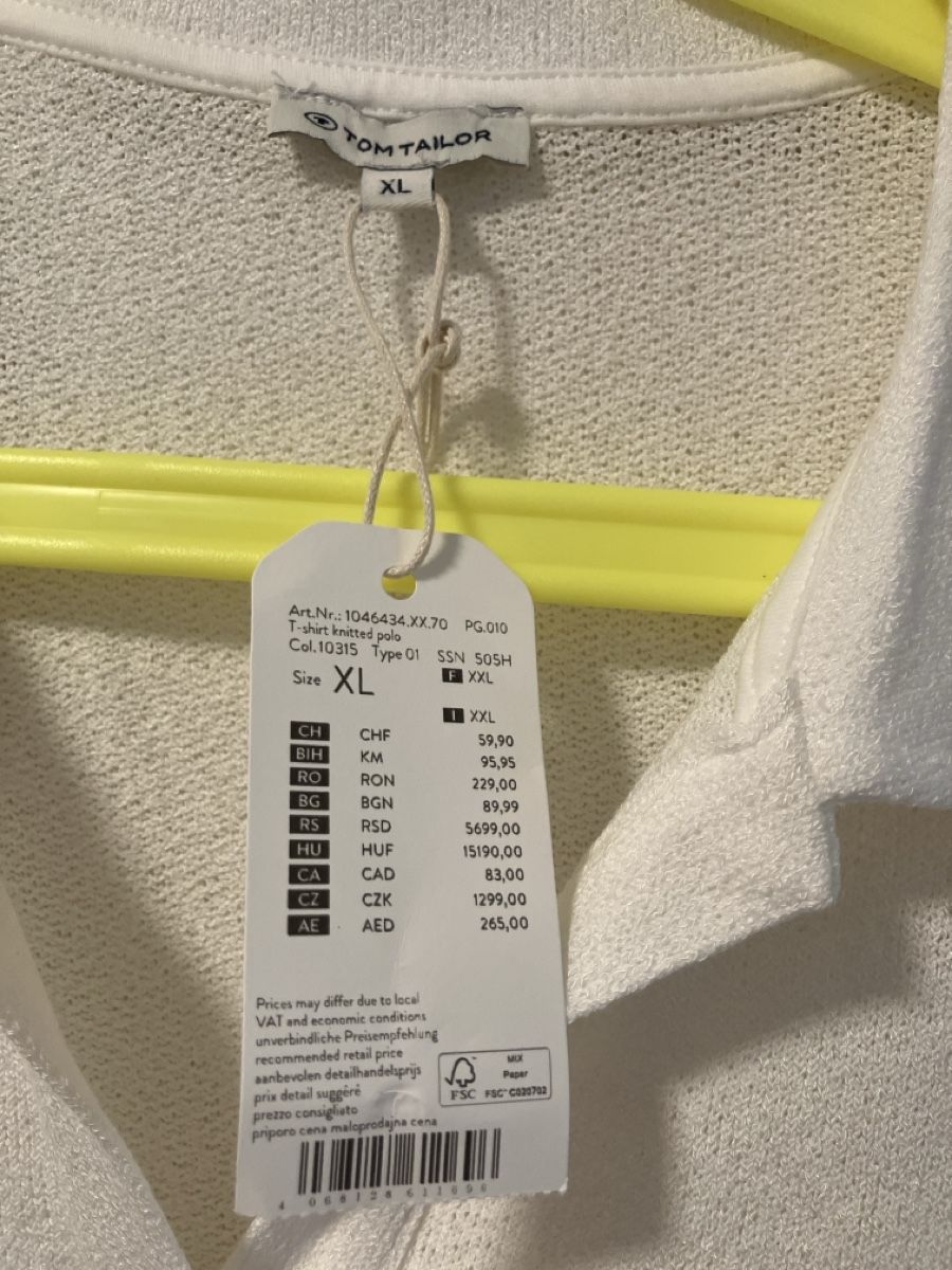 Magliette Polo: NEU Tom Tailor Poloshirt – Nuovo e nell'imballaggio originale da Basel venduto da aguona 1